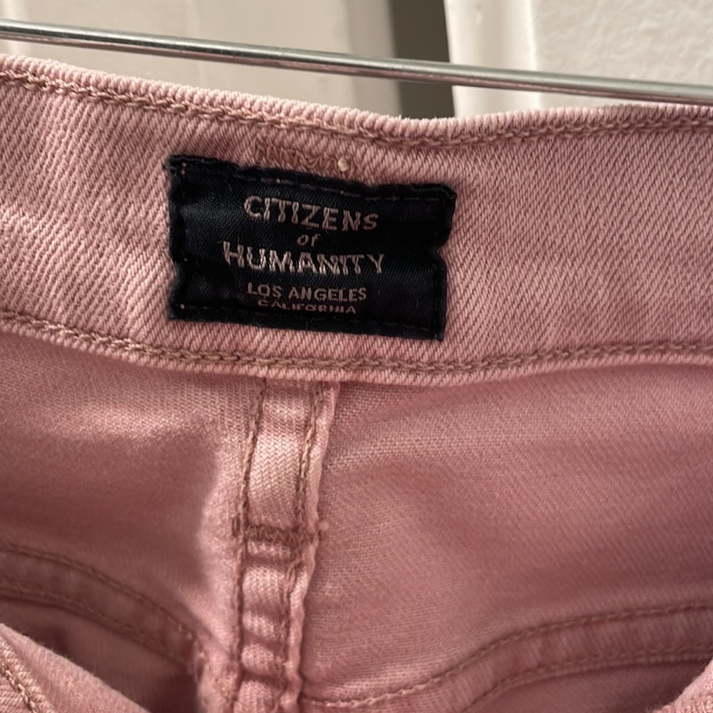 Citizens of Humanity Purple-Pink Straight Leg Jeans